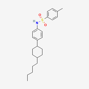 4-methyl-N-[4-(4-pentylcyclohexyl)phenyl]benzenesulfonamide