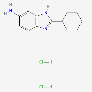 2-Cyclohexyl-1h-benzoimidazol-5-ylamine dihydrochloride