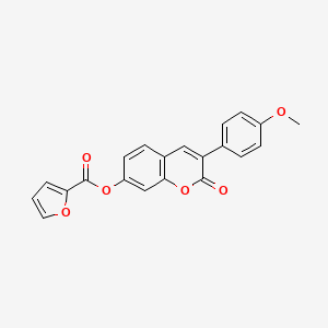 3-(4-methoxyphenyl)-2-oxo-2H-chromen-7-yl furan-2-carboxylate