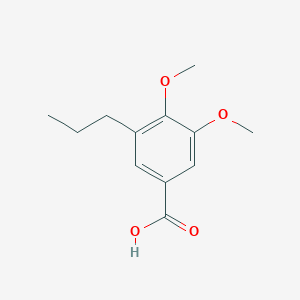 molecular formula C12H16O4 B2845087 3,4-Dimethoxy-5-propylbenzoic acid CAS No. 199484-26-9