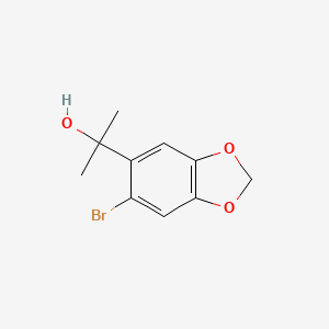 2-(6-Bromobenzo[d][1,3]dioxol-5-yl)propan-2-ol