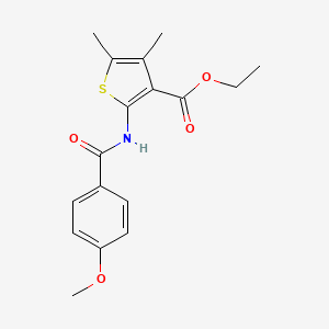 Ethyl 2-(4-methoxybenzamido)-4,5-dimethylthiophene-3-carboxylate