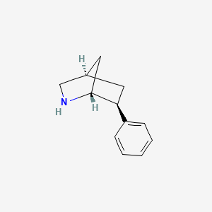 molecular formula C12H15N B2845164 (1R,4R,6S)-6-Phenyl-2-azabicyclo[2.2.1]heptane CAS No. 251321-75-2