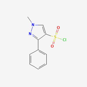 1-Methyl-3-phenyl-1H-pyrazole-4-sulfonyl chloride
