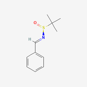 molecular formula C11H15NOS B2845169 (S)-N-benzylidene-2-methylpropane-2-sulfinamide CAS No. 186249-74-1