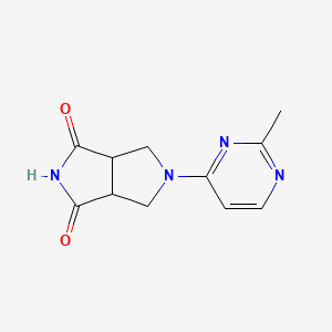 5-(2-Methylpyrimidin-4-yl)-3a,4,6,6a-tetrahydropyrrolo[3,4-c]pyrrole-1,3-dione