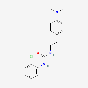 molecular formula C17H20ClN3O B2845186 1-(2-氯苯基)-3-(4-(二甲胺)苯乙基)脲 CAS No. 1210321-28-0