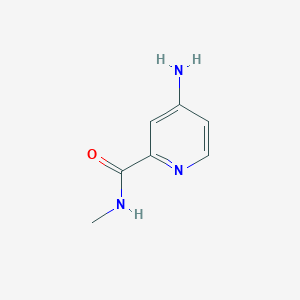 molecular formula C7H9N3O B2845193 4-Amino-N-methylpyridine-2-carboxamide CAS No. 1155066-09-3