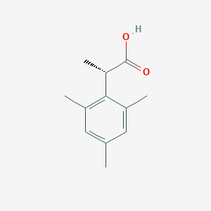 (2S)-2-(2,4,6-trimethylphenyl)propanoic acid