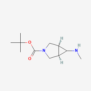 molecular formula C11H20N2O2 B2845238 Tert-butyl (1R,5S)-6-(methylamino)-3-azabicyclo[3.1.0]hexane-3-carboxylate CAS No. 1927864-38-7