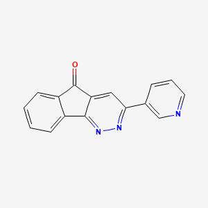 molecular formula C16H9N3O B2845243 3-(3-pyridinyl)-5H-indeno[1,2-c]pyridazin-5-one CAS No. 147508-71-2