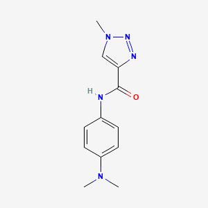 N-(4-(dimethylamino)phenyl)-1-methyl-1H-1,2,3-triazole-4-carboxamide