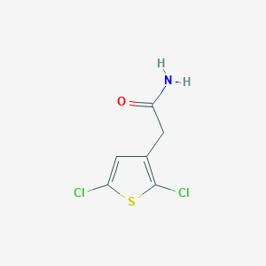 molecular formula C6H5Cl2NOS B2845290 2-(2,5-二氯噻吩-3-基)乙酰胺 CAS No. 34967-62-9