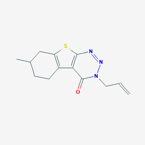 3-allyl-7-methyl-5,6,7,8-tetrahydro[1]benzothieno[2,3-d][1,2,3]triazin-4(3H)-one