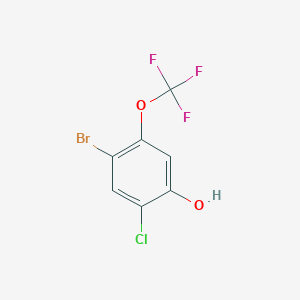 4-Bromo-2-chloro-5-(trifluoromethoxy)phenol