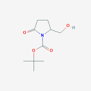 Tert-butyl 2-(hydroxymethyl)-5-oxopyrrolidine-1-carboxylate