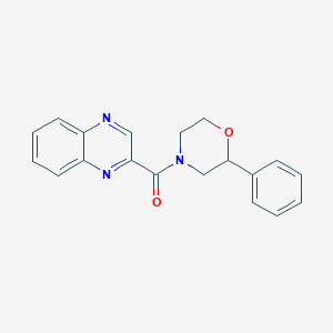 (2-Phenylmorpholino)(quinoxalin-2-yl)methanone