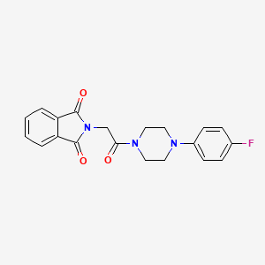2-{2-[4-(4-fluorophenyl)piperazin-1-yl]-2-oxoethyl}-1H-isoindole-1,3(2H)-dione