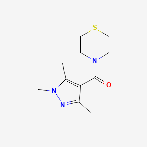 thiomorpholino(1,3,5-trimethyl-1H-pyrazol-4-yl)methanone