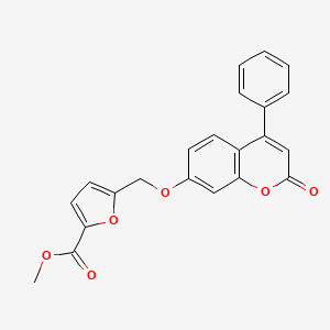 Methyl 5-[(2-oxo-4-phenylchromen-7-yl)oxymethyl]furan-2-carboxylate