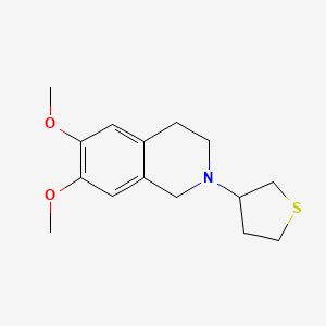6,7-Dimethoxy-2-(tetrahydrothiophen-3-yl)-1,2,3,4-tetrahydroisoquinoline