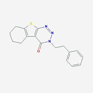 3-(2-phenylethyl)-5,6,7,8-tetrahydro[1]benzothieno[2,3-d][1,2,3]triazin-4(3H)-one