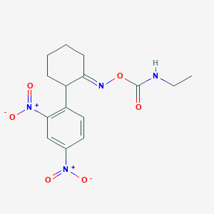 N-[2-(2,4-dinitrophenyl)cyclohexyliden]-N-{[(ethylamino)carbonyl]oxy}amine