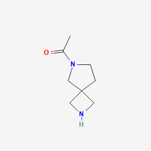 molecular formula C8H14N2O B2845367 1-(2,6-Diazaspiro[3.4]octan-6-yl)ethanone CAS No. 1422067-02-4