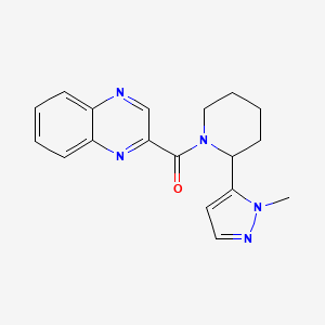 [2-(2-Methylpyrazol-3-yl)piperidin-1-yl]-quinoxalin-2-ylmethanone