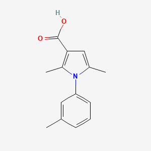 2,5-Dimethyl-1-m-tolyl-1H-pyrrole-3-carboxylic acid