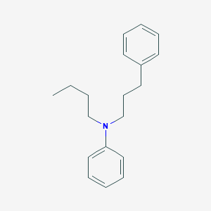molecular formula C19H25N B028454 N-Butyl-N-(3-phenylpropyl)aniline CAS No. 102116-33-6