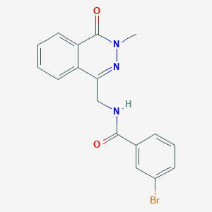 3-bromo-N-((3-methyl-4-oxo-3,4-dihydrophthalazin-1-yl)methyl)benzamide