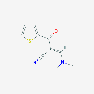 2-[(Dimethylamino)methylene]-3-oxo-3-(2-thienyl)propanenitrile