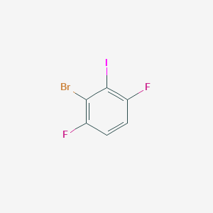 molecular formula C6H2BrF2I B2845415 2-溴-3,6-二氟碘苯 CAS No. 1208074-72-9