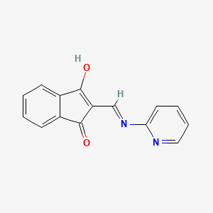 2-((2-Pyridylamino)methylene)indane-1,3-dione