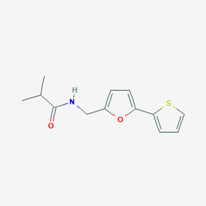 N-((5-(thiophen-2-yl)furan-2-yl)methyl)isobutyramide