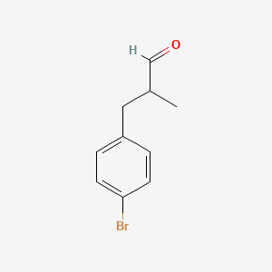 3-(4-Bromophenyl)-2-methylpropanal