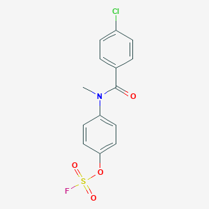1-Chloro-4-[(4-fluorosulfonyloxyphenyl)-methylcarbamoyl]benzene