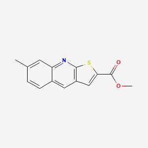 Methyl 7-methylthieno[2,3-b]quinoline-2-carboxylate