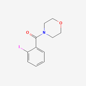 molecular formula C11H12INO2 B2845510 4-[(2-碘苯基)羰基]吗啉 CAS No. 79271-26-4