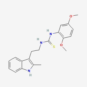 1-(2,5-dimethoxyphenyl)-3-[2-(2-methyl-1H-indol-3-yl)ethyl]thiourea