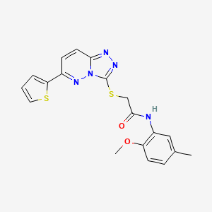 N-(2-methoxy-5-methylphenyl)-2-{[6-(2-thienyl)[1,2,4]triazolo[4,3-b]pyridazin-3-yl]thio}acetamide