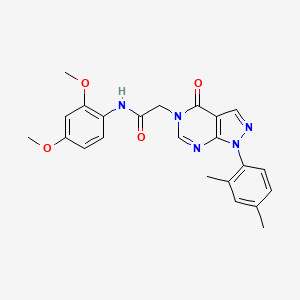 N-(2,4-dimethoxyphenyl)-2-(1-(2,4-dimethylphenyl)-4-oxo-1H-pyrazolo[3,4-d]pyrimidin-5(4H)-yl)acetamide