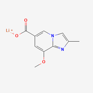 Lithium;8-methoxy-2-methylimidazo[1,2-a]pyridine-6-carboxylate