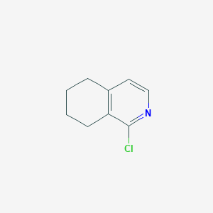molecular formula C9H10ClN B2845555 1-Chloro-5,6,7,8-tetrahydroisoquinoline CAS No. 50387-95-6