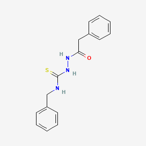 N-benzyl-2-(phenylacetyl)hydrazinecarbothioamide