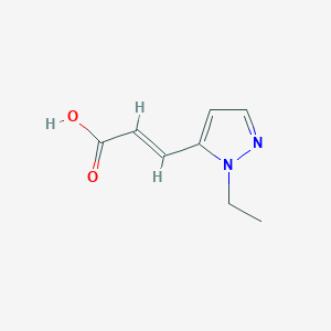3-(1-ethyl-1H-pyrazol-5-yl)prop-2-enoic acid