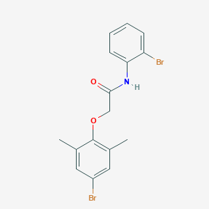 molecular formula C16H15Br2NO2 B284557 2-(4-bromo-2,6-dimethylphenoxy)-N-(2-bromophenyl)acetamide 