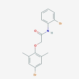 2-(4-bromo-2,6-dimethylphenoxy)-N-(2-bromophenyl)acetamide