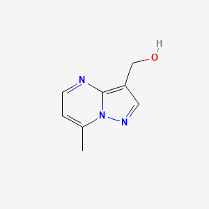 molecular formula C8H9N3O B2845571 (7-Methylpyrazolo[1,5-a]pyrimidin-3-yl)methanol CAS No. 1263057-10-8
